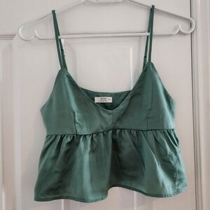 Ardene Emerald Green Satin Camisole